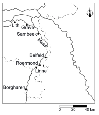 Plaatsen aan de Maas waar een stuw is
