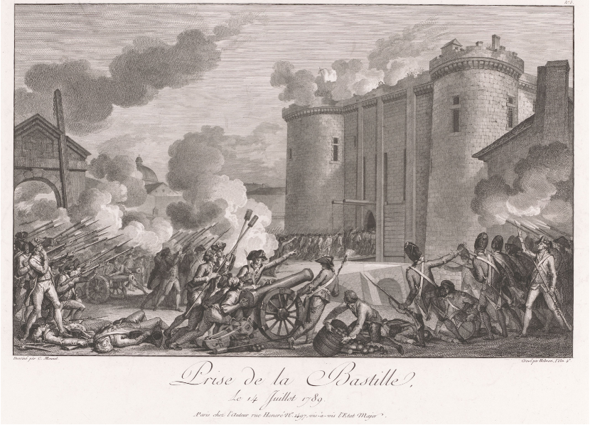 Afbeelding 3: Bestorming van de Bastille 