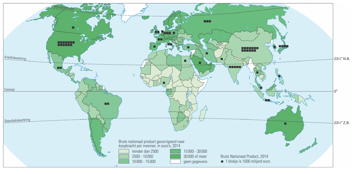 schaal 1 :200 000 000