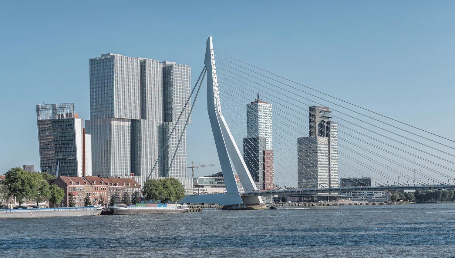 Kop van Zuid met de Erasmusbrug