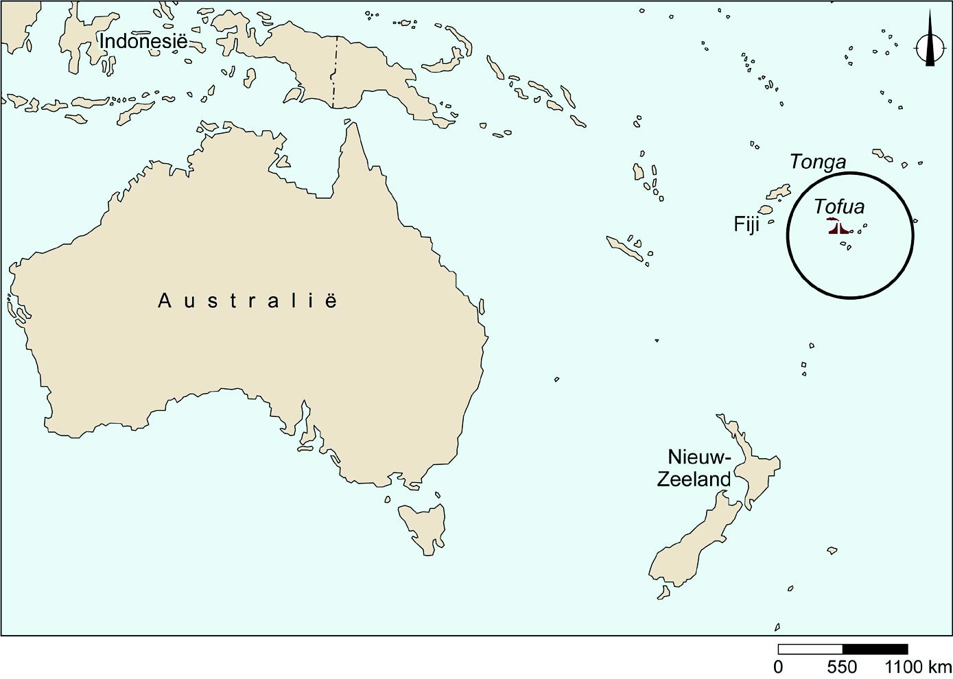 Ligging Tofua