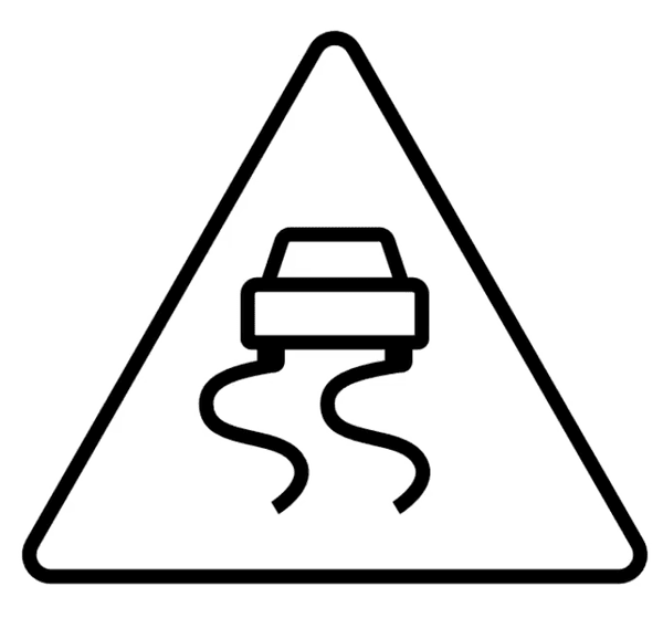 Een schets van een auto en de bijbehorende remweg