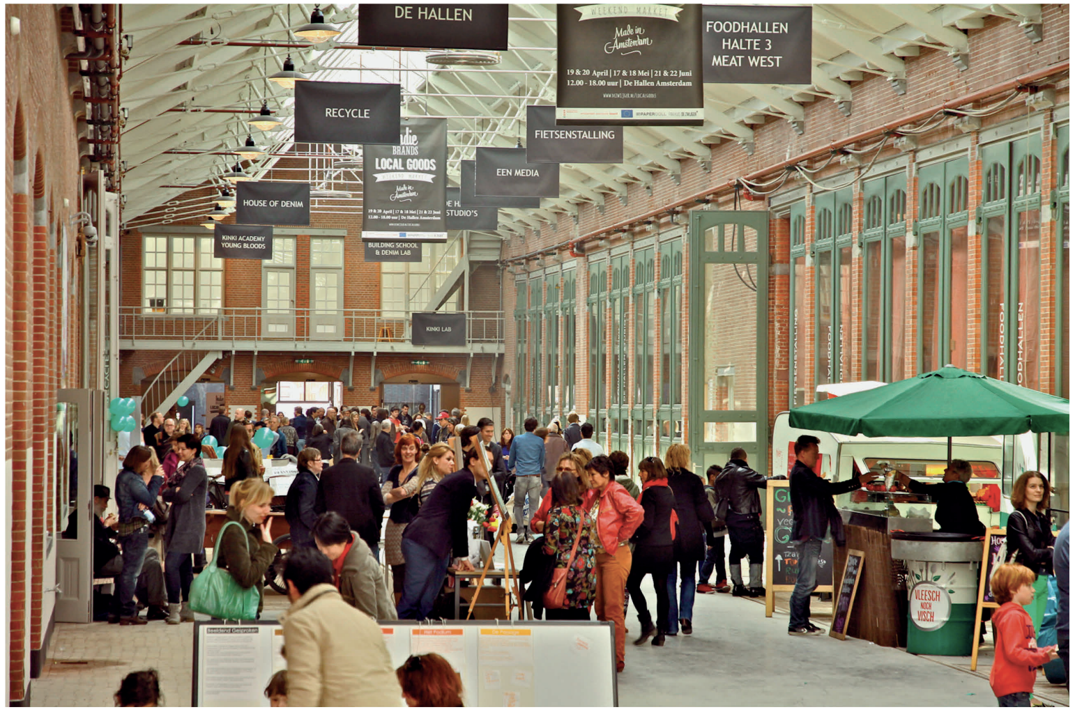 Tramremise De Hallen ná de transformatie