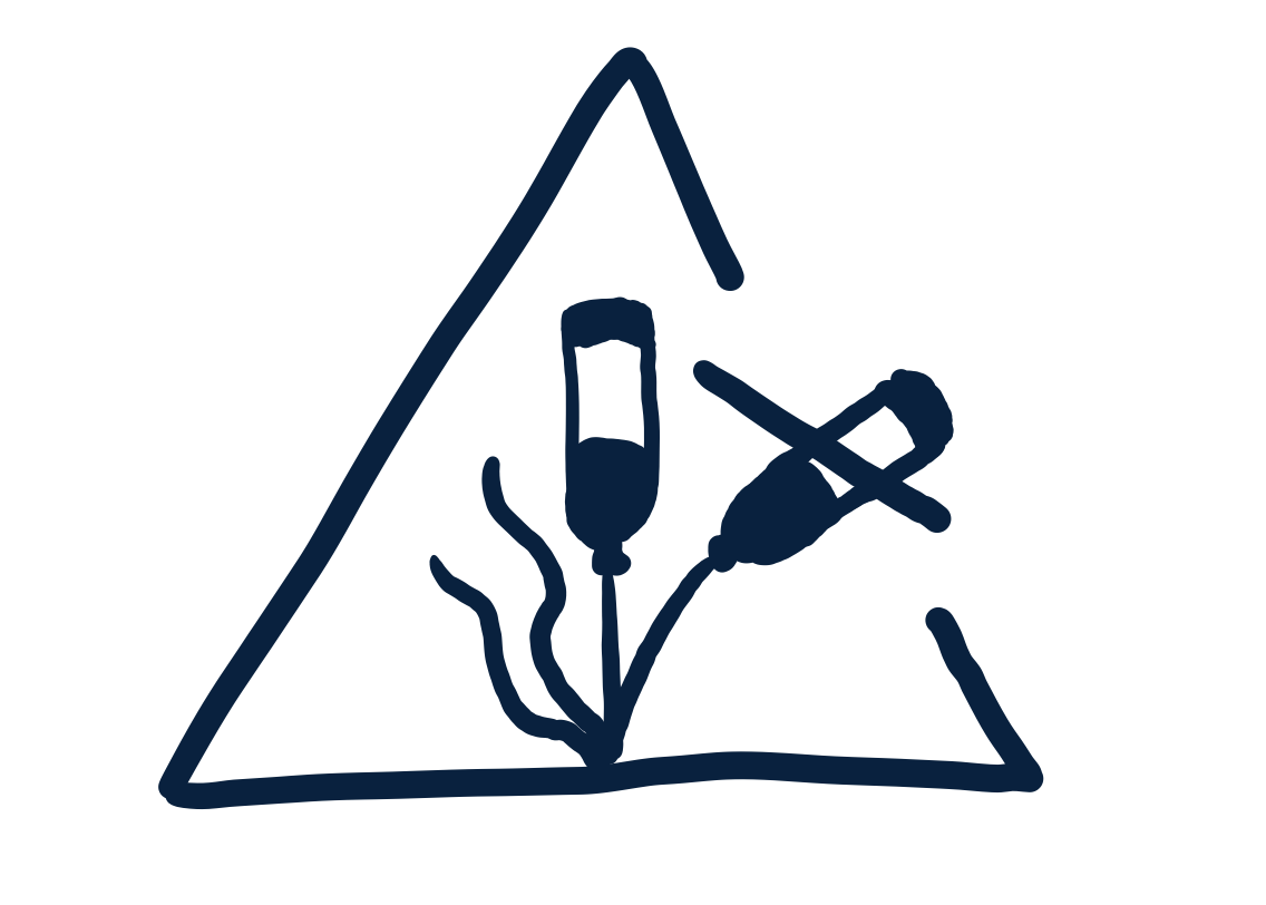 Niet mengen met andere stoffen