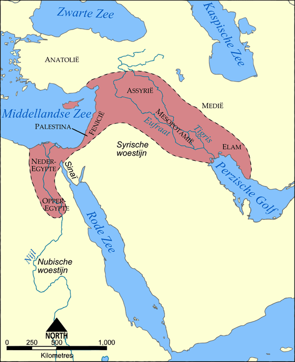 Mesopotamië - jagers en boeren - eerste samenlevingen - tijdvak 1 - Palestina 