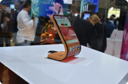 Productinnovatie: een buigbare telefoon.