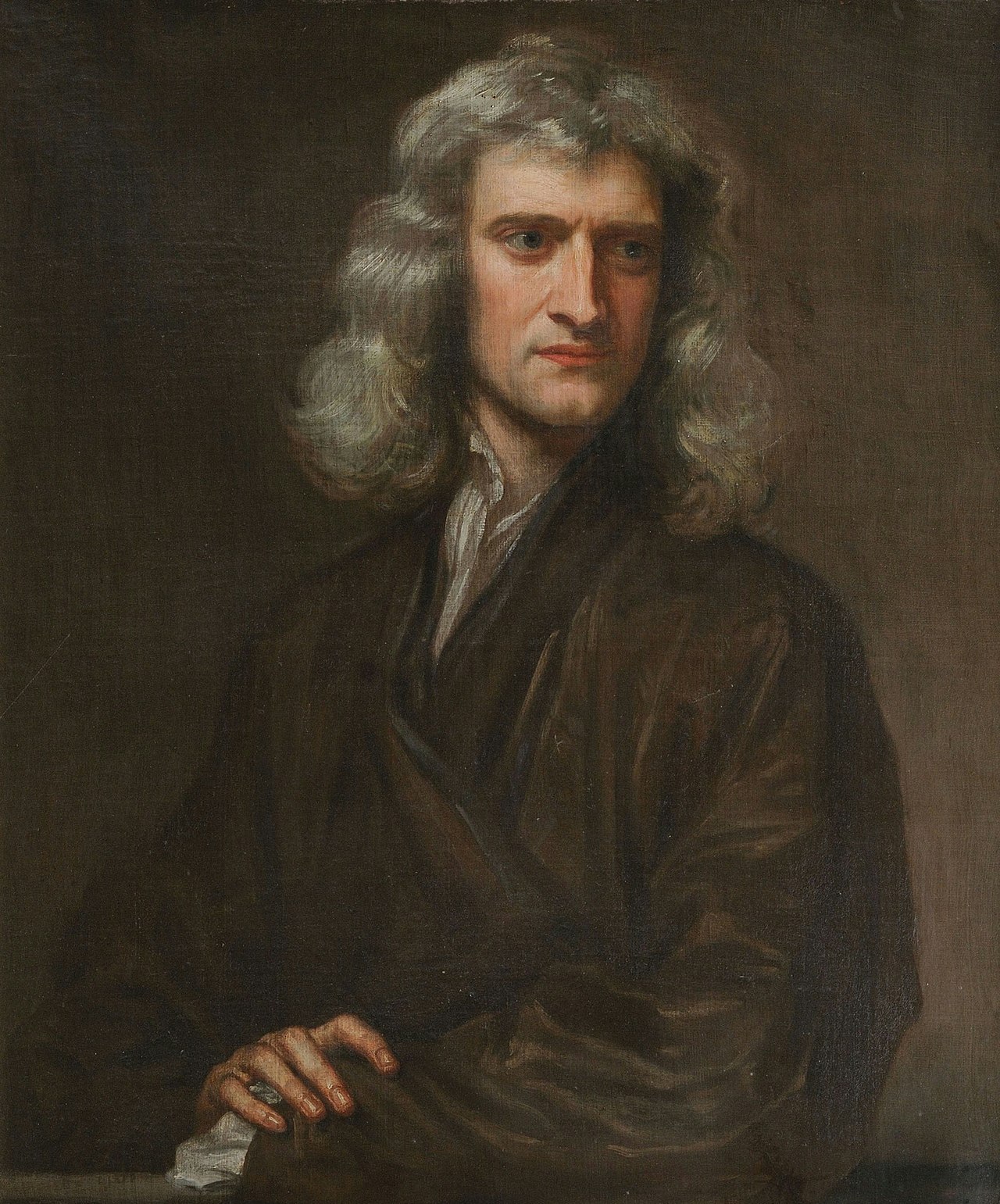 Portret van Isaac Newton in 1689, https://commons.wikimedia.org/wiki/File:Portrait_of_Sir_Isaac_Newton,_1689.jpg