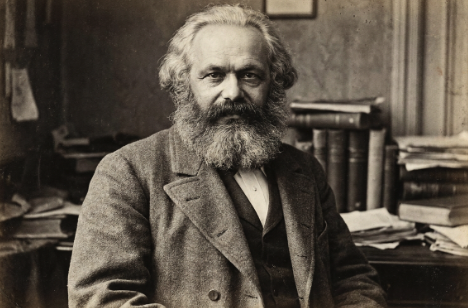 Portret van Karl Marx