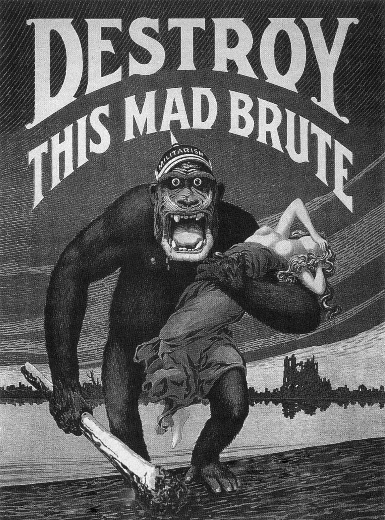 Een Amerikaanse poster om soldaten te werven (1917)