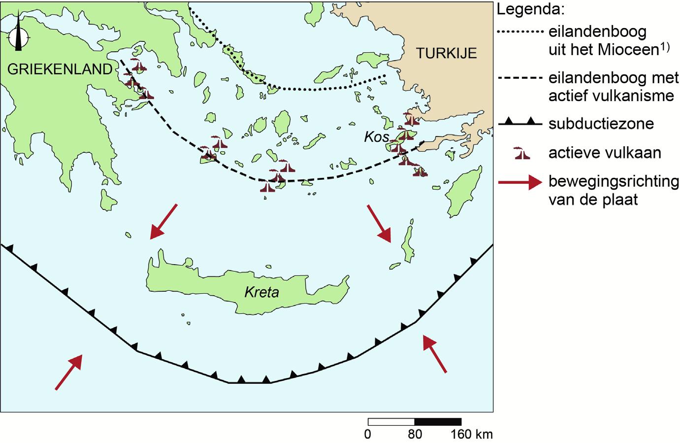 noot 1 Het Mioceen is het geologische tijdperk tussen 22 en 5 miljoen jaar geleden.