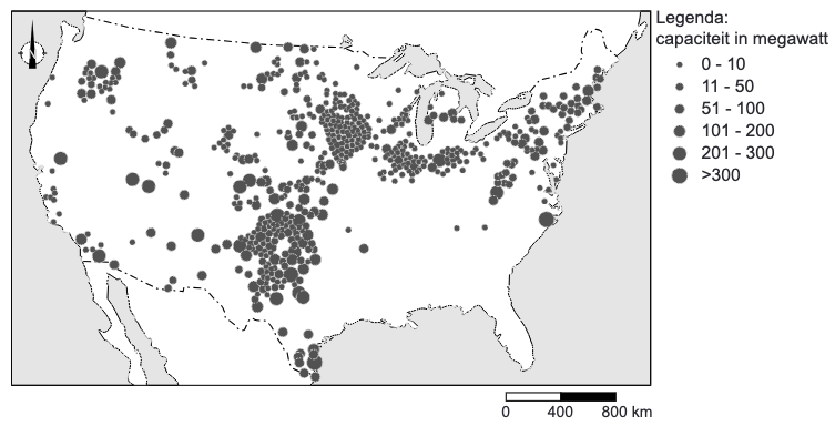 Windenergieparken in de Verenigde Staten