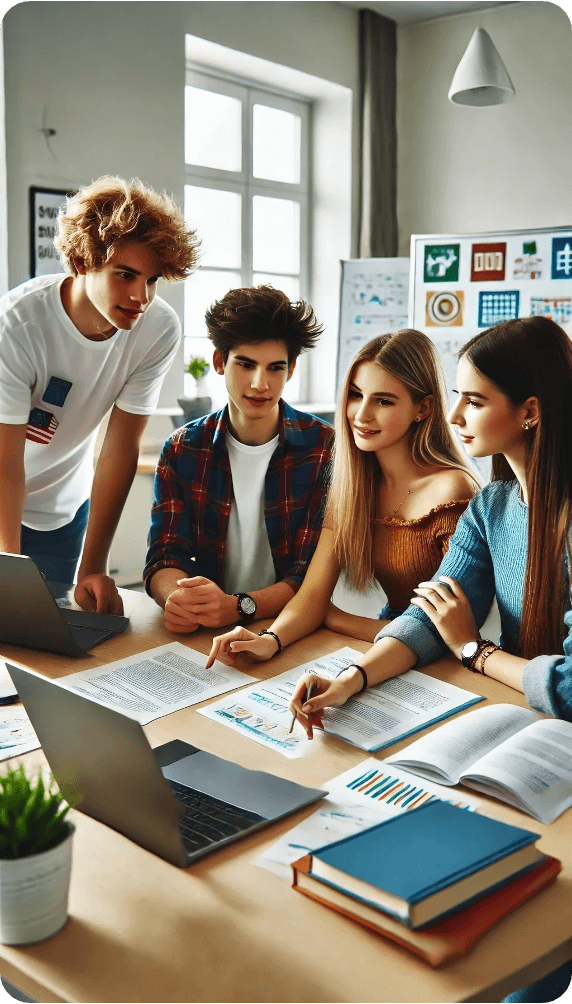 Bij een samenwerkingsopdracht op school moet je flexibel kunnen denken