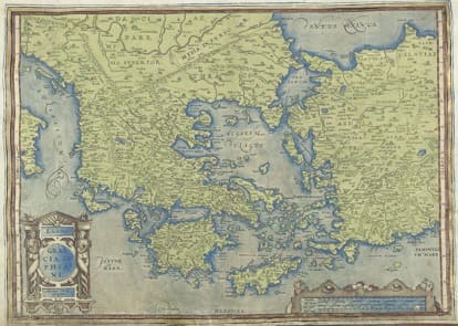 Kaart van het oude Griekenland